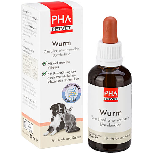 PHA Wurm Tropfen f.Hunde/Katzen PHA Wurm Tropfen f.Hunde/Katzen