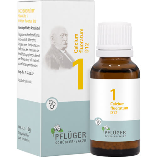 BIOCHEMIE Pflüger 1 Calcium fluoratum D 12 Globuli BIOCHEMIE Pflüger 1 Calcium fluoratum D 12 Globuli