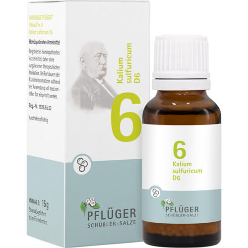 BIOCHEMIE Pflüger 6 Kalium sulfuricum D 6 Globuli BIOCHEMIE Pflüger 6 Kalium sulfuricum D 6 Globuli