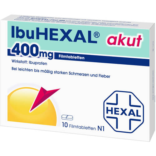 IBUHEXAL akut 400 Filmtabletten IBUHEXAL akut 400 Filmtabletten