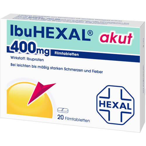 IBUHEXAL akut 400 Filmtabletten IBUHEXAL akut 400 Filmtabletten