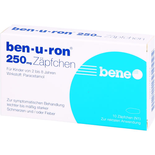 BEN-U-RON 250 mg Suppositorien BEN-U-RON 250 mg Suppositorien
