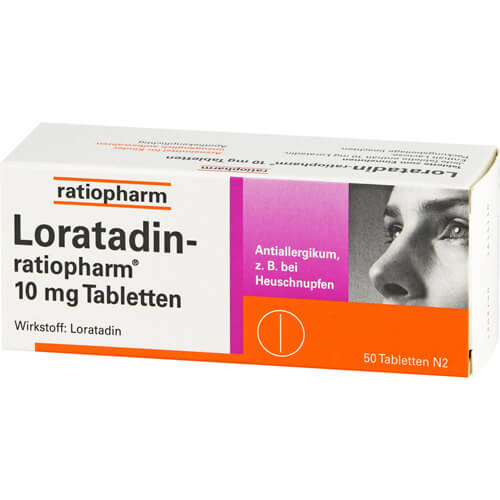 LORATADIN-ratiopharm 10 mg Tabletten LORATADIN-ratiopharm 10 mg Tabletten