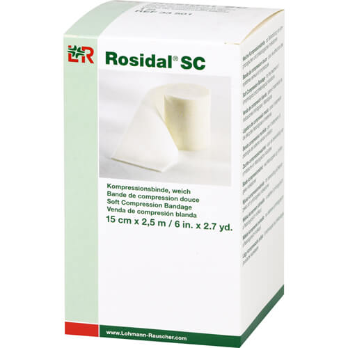ROSIDAL SC Kompressionsbinde weich 15 cmx2,5 m ROSIDAL SC Kompressionsbinde weich 15 cmx2,5 m