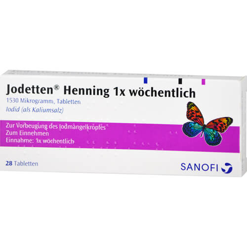 JODETTEN Henning 1x wöchentlich Tabletten JODETTEN Henning 1x wöchentlich Tabletten