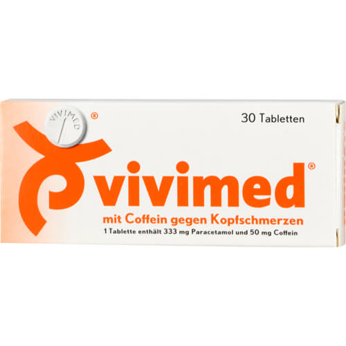 VIVIMED mit Coffein gegen Kopfschmerzen Tabletten VIVIMED mit Coffein gegen Kopfschmerzen Tabletten
