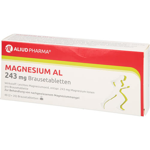 Magnesium AL 243 mg Brausetabletten bei Magnesiummangel und dadurch verursachten Wadenkrämpfe Magnesium AL 243 mg Brausetabletten bei Magnesiummangel und dadurch verursachten Wadenkrämpfe