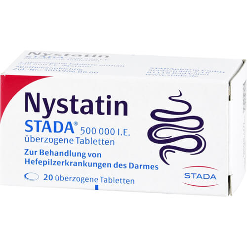 NYSTATIN STADA 500.000 I.E. überzogene Tab. NYSTATIN STADA 500.000 I.E. überzogene Tab.