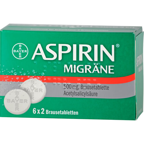 ASPIRIN MIGRÄNE 500 mg Brausetabletten ASPIRIN MIGRÄNE 500 mg Brausetabletten