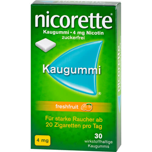 NICORETTE Kaugummi 4 mg freshfruit NICORETTE Kaugummi 4 mg freshfruit