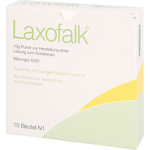 LAXOFALK 10 g Plv.z.Herst.e.Lsg.z.Einnehmen Beutel LAXOFALK 10 g Plv.z.Herst.e.Lsg.z.Einnehmen Beutel