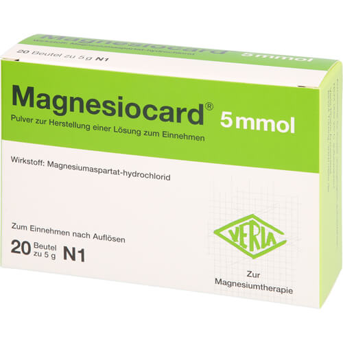 MAGNESIOCARD 5 mmol Plv.z.Her.e.Lsg.z.Einnehmen MAGNESIOCARD 5 mmol Plv.z.Her.e.Lsg.z.Einnehmen