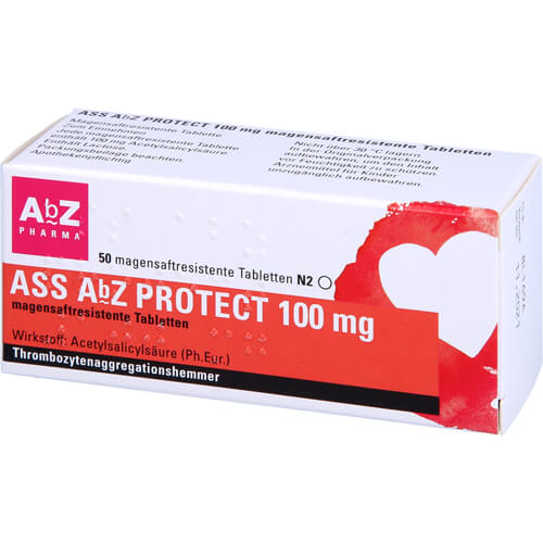 ASS AbZ PROTECT 100 mg magensaftresist.Tabl. ASS AbZ PROTECT 100 mg magensaftresist.Tabl.