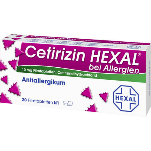 CETIRIZIN HEXAL Filmtabletten bei Allergien CETIRIZIN HEXAL Filmtabletten bei Allergien