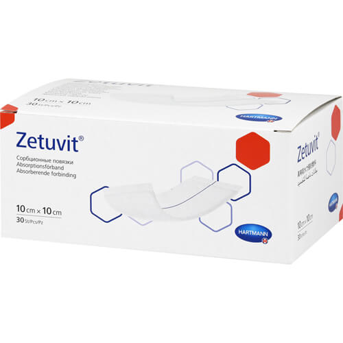 ZETUVIT Saugkompressen unsteril 10x10 cm ZETUVIT Saugkompressen unsteril 10x10 cm