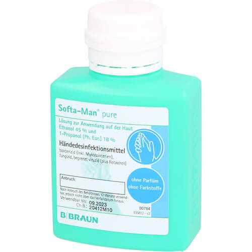 SOFTA MAN pure Händedesinfektionsmittel SOFTA MAN pure Händedesinfektionsmittel