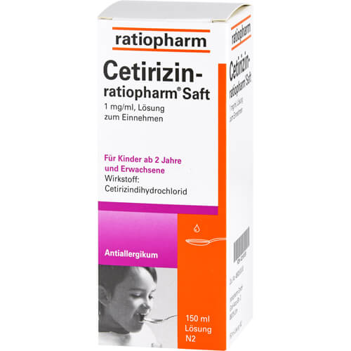 CETIRIZIN-ratiopharm Saft CETIRIZIN-ratiopharm Saft