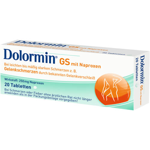 DOLORMIN GS mit Naproxen Tabletten DOLORMIN GS mit Naproxen Tabletten