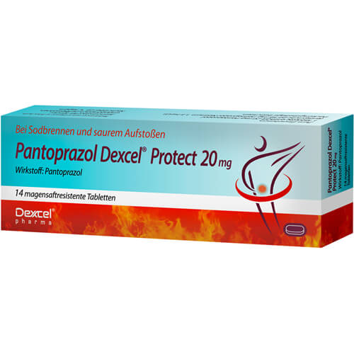 PANTOPRAZOL Dexcel Protect 20 mg magensaftres.Tab. PANTOPRAZOL Dexcel Protect 20 mg magensaftres.Tab.
