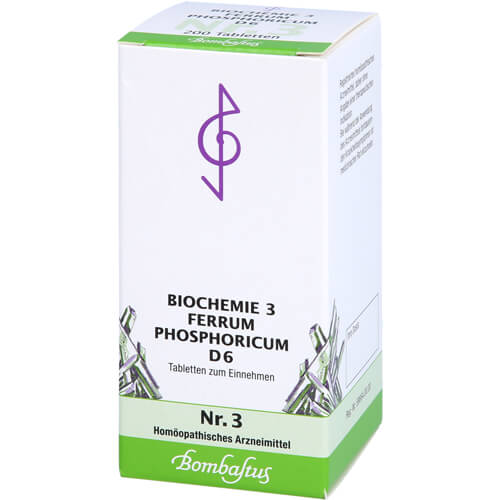 BIOCHEMIE 3 Ferrum phosphoricum D 6 Tabletten BIOCHEMIE 3 Ferrum phosphoricum D 6 Tabletten