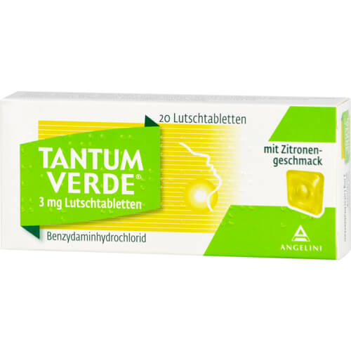 TANTUM VERDE 3 mg Lutschtabl.m.Zitronengeschmack TANTUM VERDE 3 mg Lutschtabl.m.Zitronengeschmack