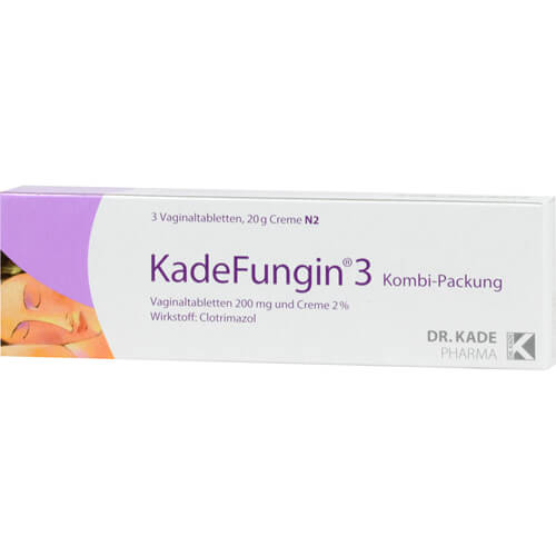 KADEFUNGIN 3 Kombip.20 g Creme+3 Vaginaltabl. KADEFUNGIN 3 Kombip.20 g Creme+3 Vaginaltabl.