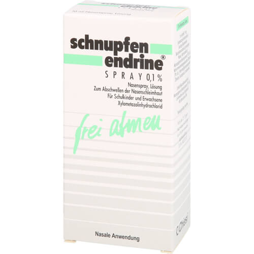 SCHNUPFEN ENDRINE 0,1% Nasenspray SCHNUPFEN ENDRINE 0,1% Nasenspray