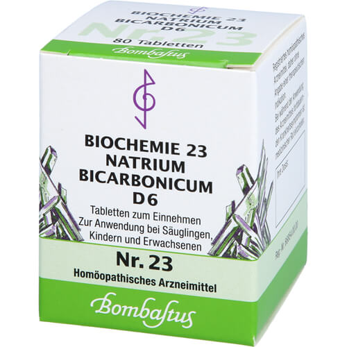 BIOCHEMIE 23 Natrium bicarbonicum D 6 Tabletten BIOCHEMIE 23 Natrium bicarbonicum D 6 Tabletten