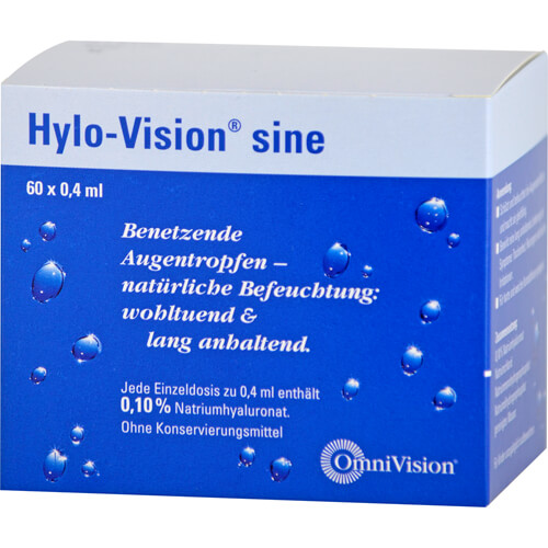 HYLO-VISION sine Einzeldosispipetten HYLO-VISION sine Einzeldosispipetten