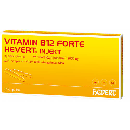 VITAMIN B12 FORTE Hevert injekt Inj.-Lsg.Amp. VITAMIN B12 FORTE Hevert injekt Inj.-Lsg.Amp.