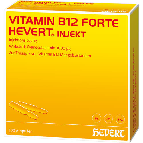 VITAMIN B12 FORTE Hevert injekt Inj.-Lsg.Amp. VITAMIN B12 FORTE Hevert injekt Inj.-Lsg.Amp.