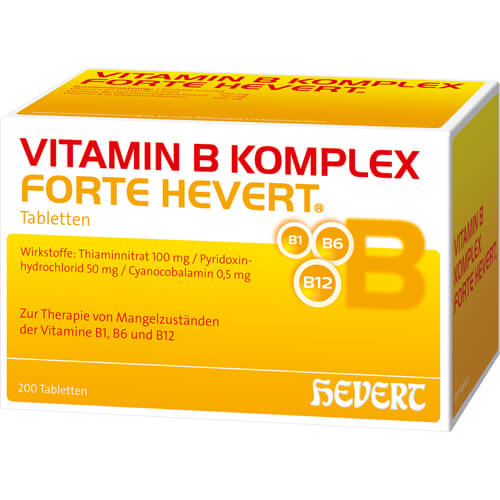 VITAMIN B KOMPLEX forte Hevert Tabletten VITAMIN B KOMPLEX forte Hevert Tabletten
