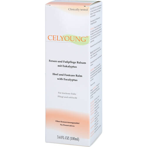 CELYOUNG Fersen und Fußpflege Balsam m.Eukalyp. CELYOUNG Fersen und Fußpflege Balsam m.Eukalyp.