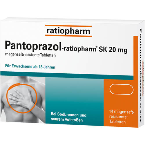 PANTOPRAZOL-ratiopharm SK 20 mg magensaftres.Tabl. PANTOPRAZOL-ratiopharm SK 20 mg magensaftres.Tabl.