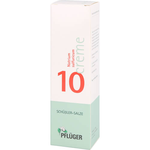 BIOCHEMIE Pflüger 10 Natrium sulfuricum Creme BIOCHEMIE Pflüger 10 Natrium sulfuricum Creme