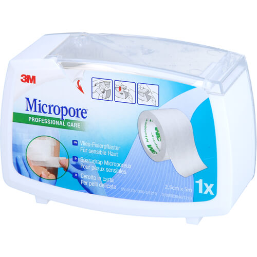 MICROPORE Vliespfl.2,5cmx5m m.Abr.1530NP-1SD MICROPORE Vliespfl.2,5cmx5m m.Abr.1530NP-1SD