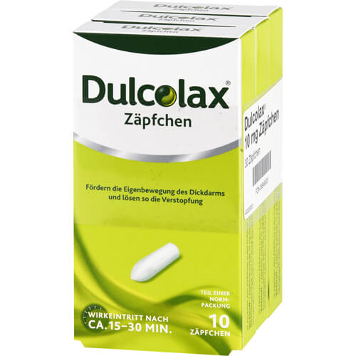 DULCOLAX 10 mg Zäpfchen DULCOLAX 10 mg Zäpfchen