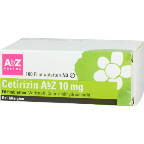 CETIRIZIN AbZ 10 mg Filmtabletten CETIRIZIN AbZ 10 mg Filmtabletten