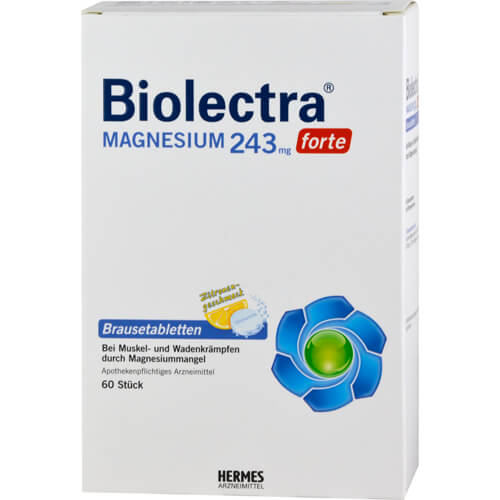 BIOLECTRA Magnesium 243 mg forte Zitrone Br.-Tabl. BIOLECTRA Magnesium 243 mg forte Zitrone Br.-Tabl.