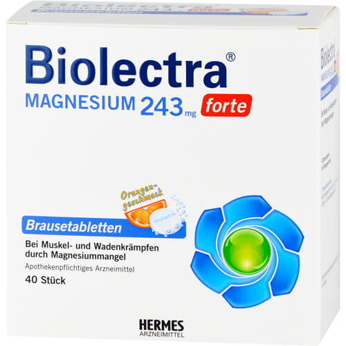 BIOLECTRA Magnesium 243 mg forte Orange Brausetab. BIOLECTRA Magnesium 243 mg forte Orange Brausetab.