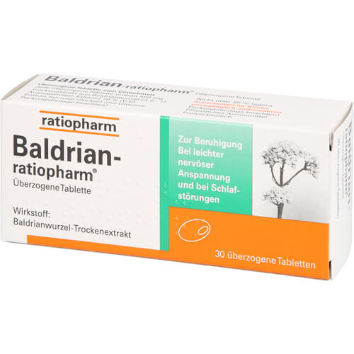 BALDRIAN-RATIOPHARM überzogene Tabletten BALDRIAN-RATIOPHARM überzogene Tabletten