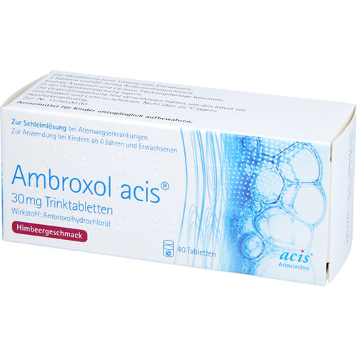 AMBROXOL acis 30 mg Trinktabletten AMBROXOL acis 30 mg Trinktabletten