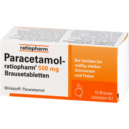 PARACETAMOL-ratiopharm 500 mg Brausetabletten PARACETAMOL-ratiopharm 500 mg Brausetabletten