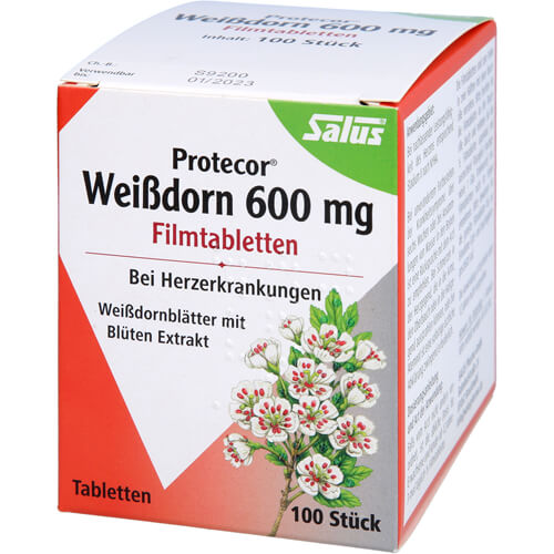 PROTECOR Weißdorn 600 mg Filmtabletten PROTECOR Weißdorn 600 mg Filmtabletten