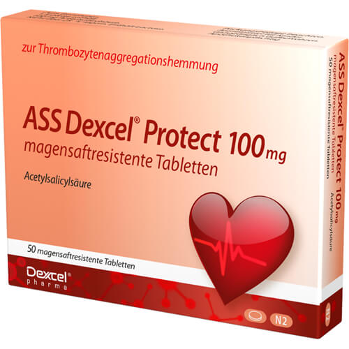 ASS Dexcel Protect 100 mg magensaftres.Tabletten ASS Dexcel Protect 100 mg magensaftres.Tabletten