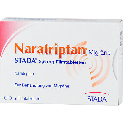 NARATRIPTAN Migräne STADA 2,5 mg Filmtabletten NARATRIPTAN Migräne STADA 2,5 mg Filmtabletten