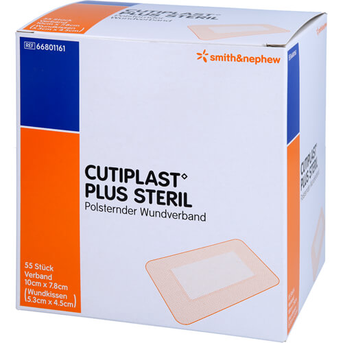 CUTIPLAST Plus steril 7,8x10 cm Verband CUTIPLAST Plus steril 7,8x10 cm Verband