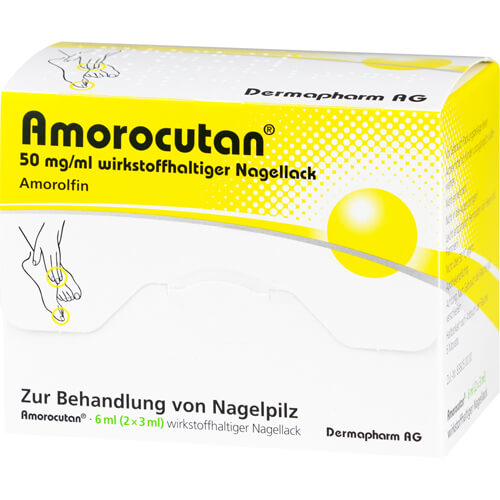 AMOROCUTAN 50 mg/ml wirkstoffhaltiger Nagellack AMOROCUTAN 50 mg/ml wirkstoffhaltiger Nagellack