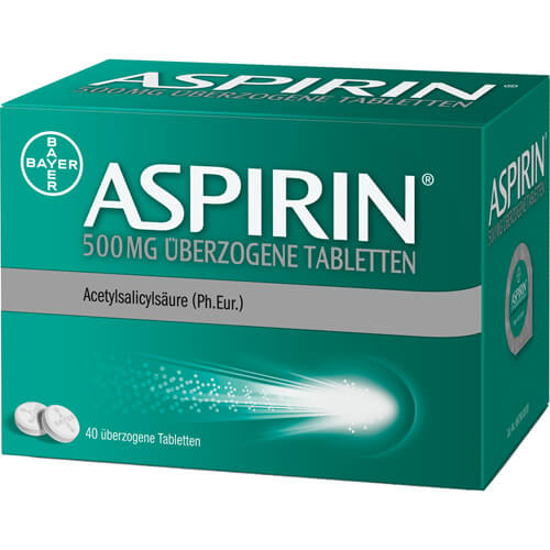 ASPIRIN 500 mg überzogene Tabletten ASPIRIN 500 mg überzogene Tabletten