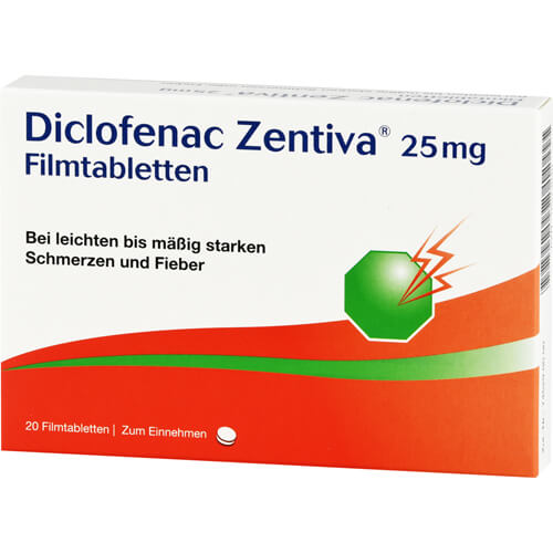 DICLOFENAC Zentiva 25 mg Filmtabletten DICLOFENAC Zentiva 25 mg Filmtabletten